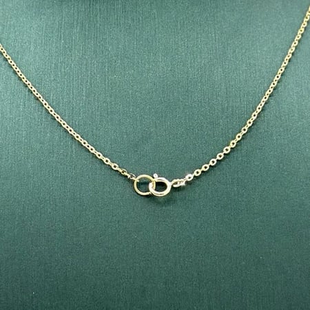 عقد ذهب اصفر ايطالي عيار18 من مجوهرات الشلوي