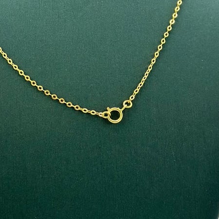 عقد ذهب أصفر عيار 21 من مجوهرات الشلوي - 21k yellow gold necklace from