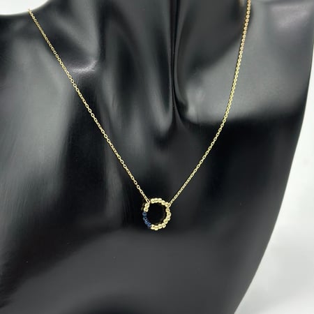 عقد ذهب اصفر عيار 18 من مجوهرات الشلوي