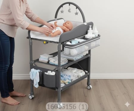 طاولة تغيير حفاضات متعددة الوظائف بتصميم حصري