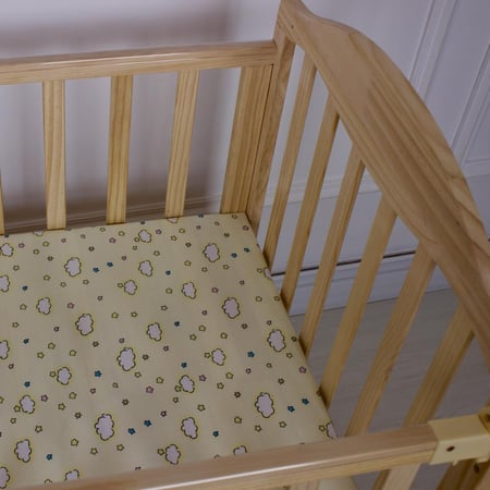 بكج سرير المواليد المتكامل – خشبي متعدد الوظائف