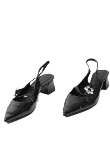 حذاء نسائي جلد لامع مقاس 37 – أنيق ولمسة فاخرة للمشاوير