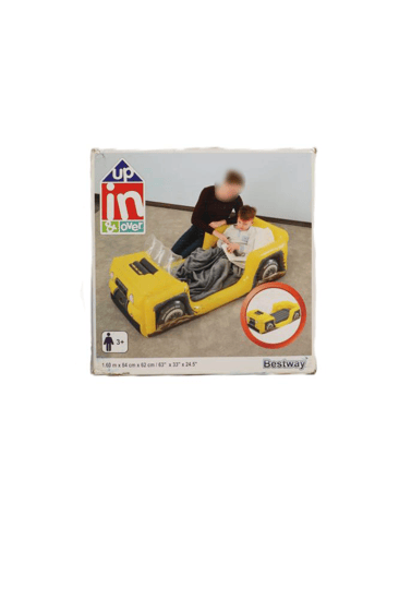 سرير هوائي بتصميم سيارة للأطفال – نوم ممتع بطابع سباق السيارات