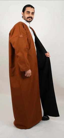 فروة رجالية دبل فيس شتوية فاخرة – استخدام جهتين