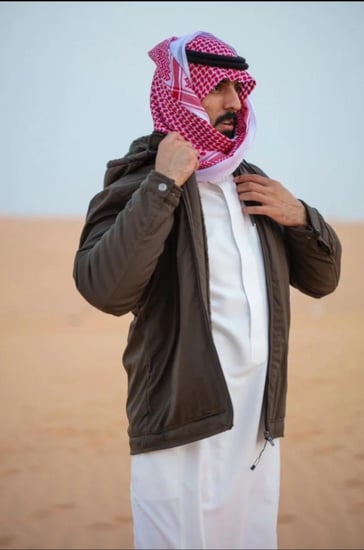 جاكيت فرو رجالي شتوي من متجر شرق