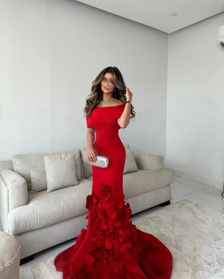 فستان سمارا احمر