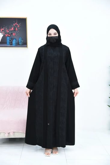 عباية ملكي كاجوال بتفاصيل جاكار تركي
