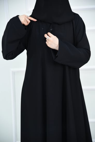 عباية سادة كلوش صيفية ناعمة