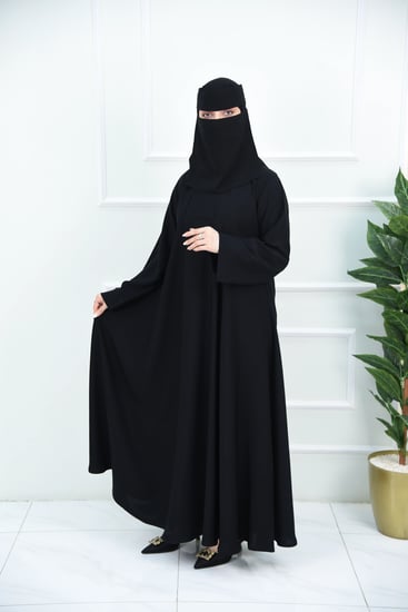 عباية سادة كلوش صيفية ناعمة