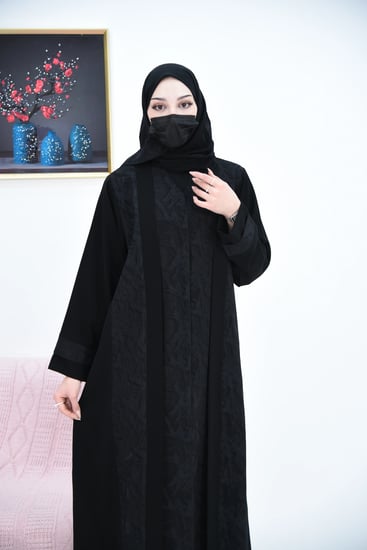 عباية ملكي كاجوال بتفاصيل جاكار تركي