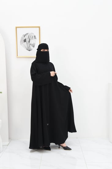 عباية سادة دبل كلوش كم عادي
