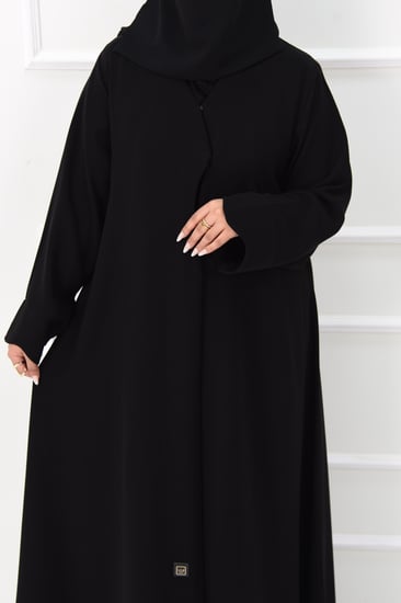 عباية سوداء سادة