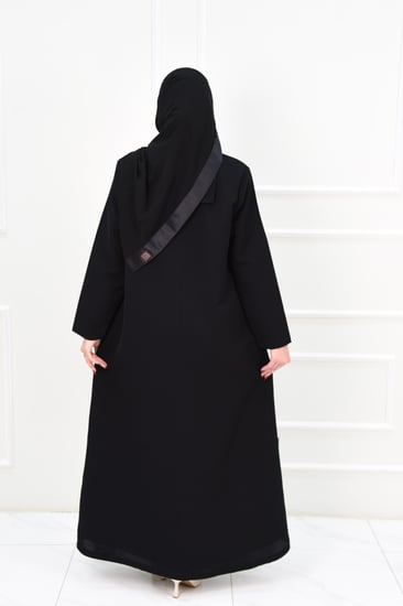 عباية جاكيت شتوية رسمية بتفاصيل بوتجية