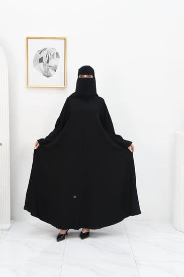 عباية سادة دبل كلوش كم عادي