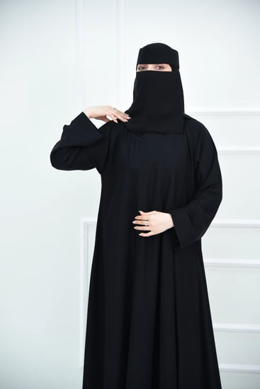 عباية سادة كلوش صيفية ناعمة