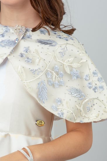 فستان سهرة للسن المحير ميكادو بيج