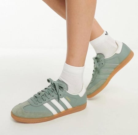 Adidas Original Samba OG Silver Green