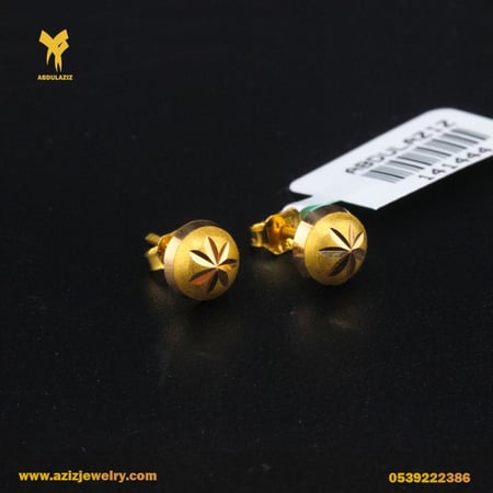 حلق ذهب - عيار 21