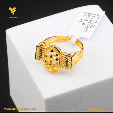 خاتم ذهب عيار 21