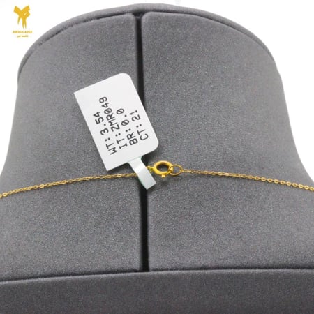 عقد  بابلز ذهب عيار 21