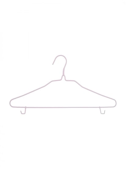 معلاق ملابس مع مشبك 6 قطع - وردي