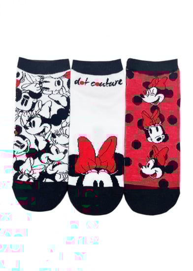 جوارب ميني ماوس من سلسلة ديزني - 3 ازواج A