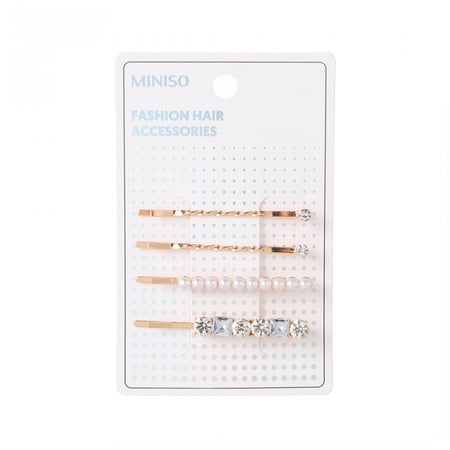 مشابك شعر من سلسلة مينيماليست - 4 قطع