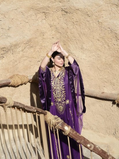ثوب النشل "بنفسجي"