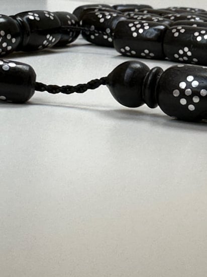 سبحة كوك تمليكه مطعم بفضه عدد الخرز 33