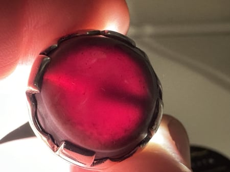 خاتم بقراني  فضه ثقيل