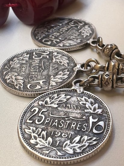 سبحة فاتوران الماني لون كرزي عدد الخرز 33