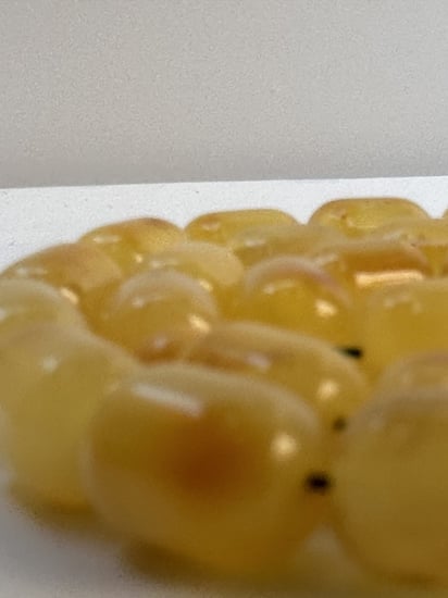 سبحة كهرمان طبيعي حر كلنقرادي عدد الخرز 48