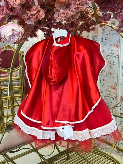 فستان ليلى والذئب+ وشاح