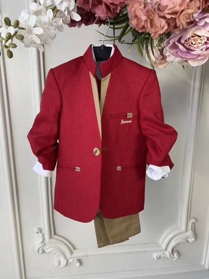 بدلة ولادي احمر