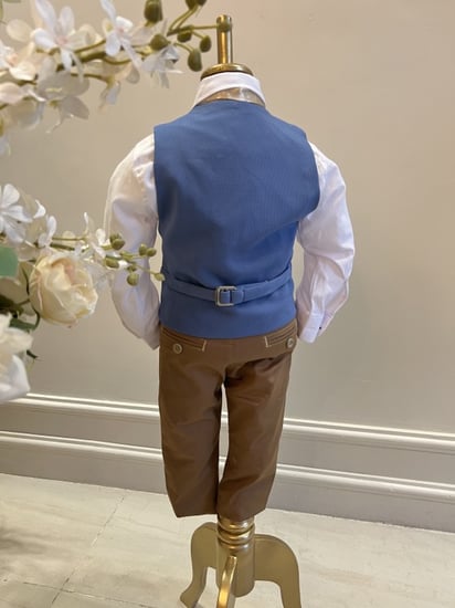 بدلة بسديري ازرق