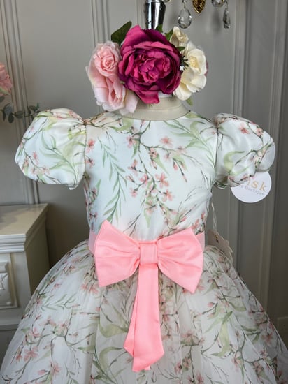 فستان مورد بفيونكة