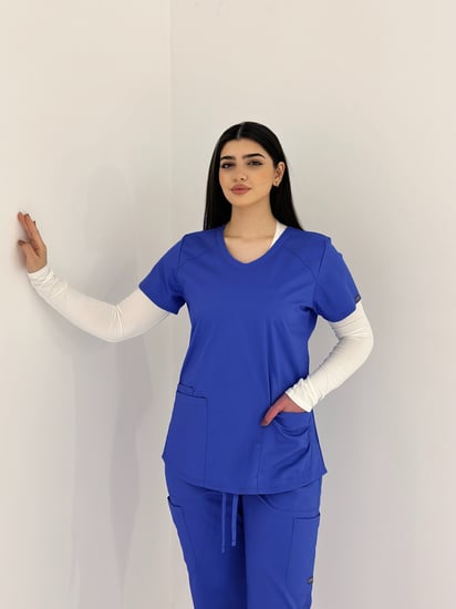 بلوزة سكراب طبي نسائي | LAB MED®>>