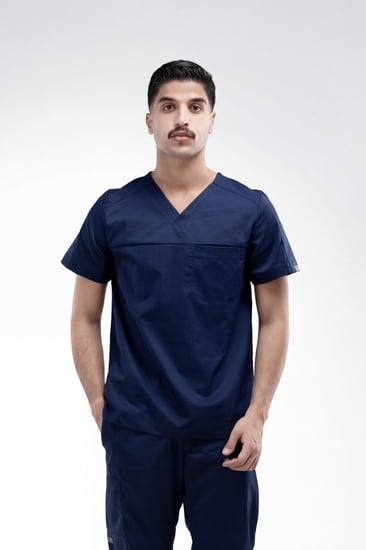 بلوزة سكراب طبي رجالي ماركة لاب ميد®...