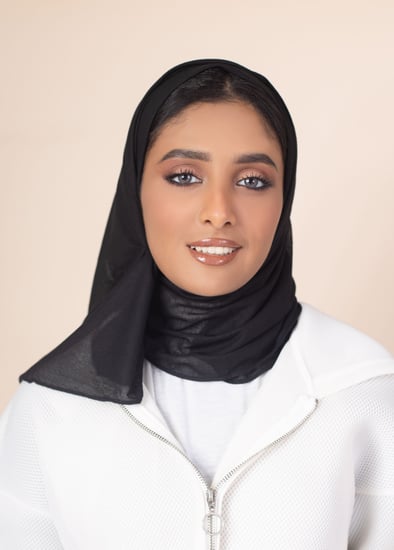 طرحة شاش تركي ميني | أسود