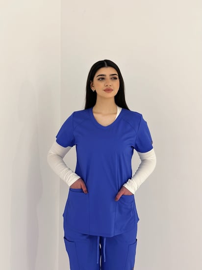 بلوزة سكراب طبي نسائي | LAB MED®>>