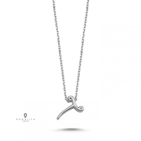 سلسلة أنيقة باللون الفضي (N186).