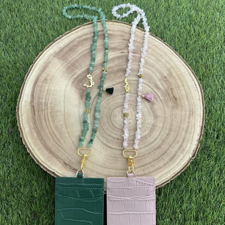 تعليقه بطاقه حجر + حامل جلد نود