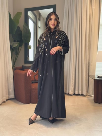 عباية D0110-اسود