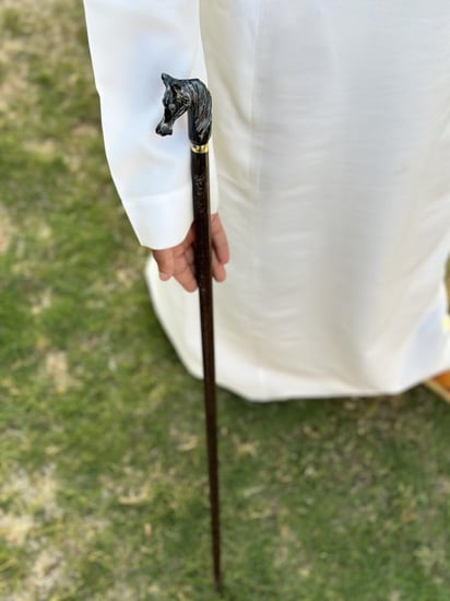 عصا مشي خشب