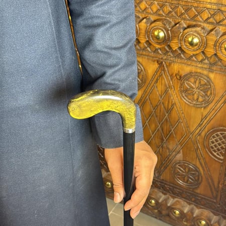 عصا عودي مموج استفهام