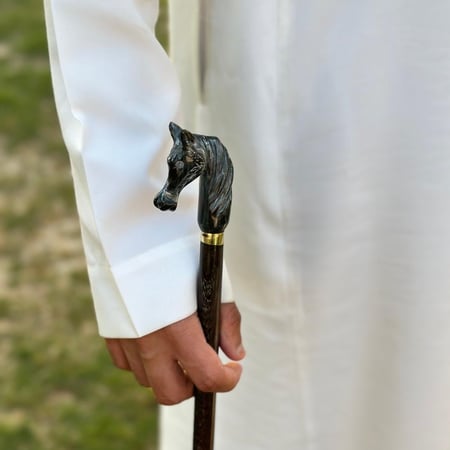 عصا مشي خشب