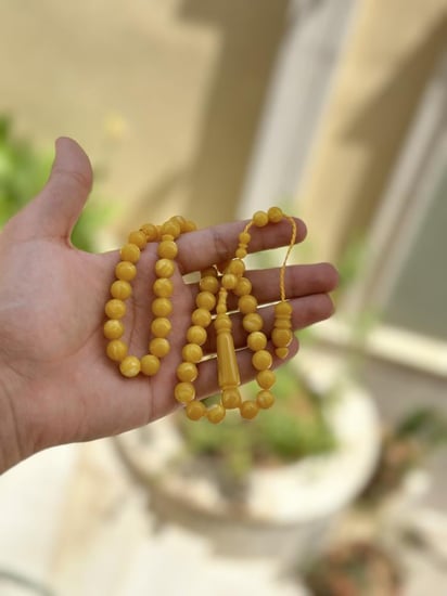 سبحه بكلايت تمليكه كهرماني