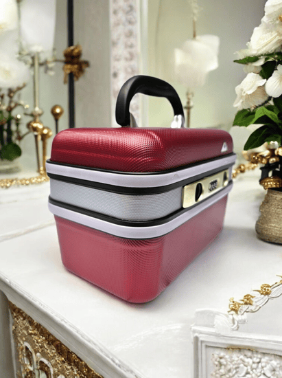 حقيبة مجوهرات وذهب فايبر مقاس 10