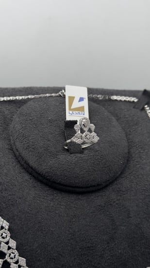 طقم ( لازوردي ) ذهب عيار 18