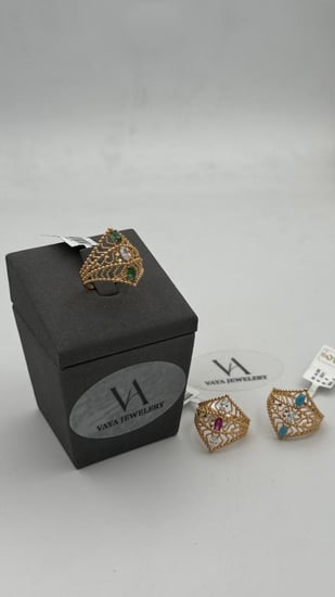 خاتم ذهب عيار 21